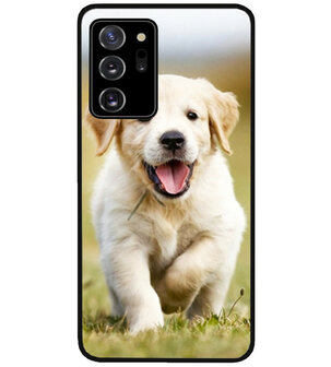 ADEL Siliconen Back Cover Softcase Hoesje voor Samsung Galaxy Note 20 - Labrador Retriever Hond