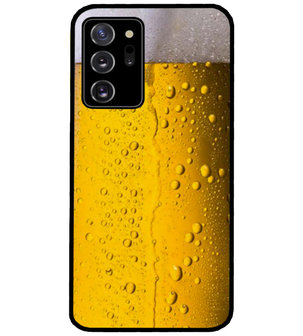 ADEL Siliconen Back Cover Softcase Hoesje voor Samsung Galaxy Note 20 - Pils Bier
