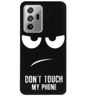 ADEL Siliconen Back Cover Softcase Hoesje voor Samsung Galaxy Note 20 Ultra - Don&#039;t Touch My Phone