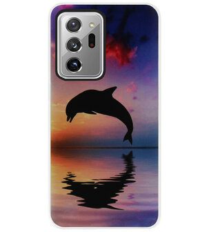 ADEL Kunststof Back Cover Hardcase Hoesje voor Samsung Galaxy Note 20 Ultra - Dolfijn