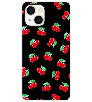 ADEL Siliconen Back Cover Softcase Hoesje voor iPhone 13 Mini - Fruit