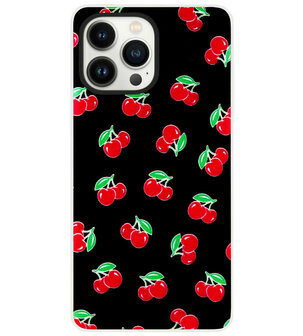 ADEL Siliconen Back Cover Softcase Hoesje voor iPhone 13 Pro - Fruit