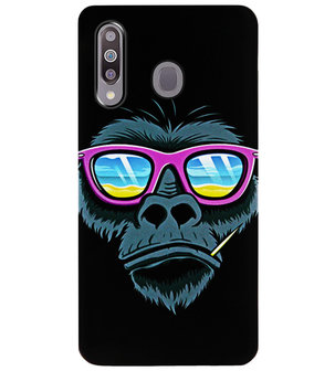 ADEL Siliconen Back Cover Softcase Hoesje voor Samsung Galaxy M30 - Gorilla Apen