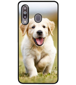 ADEL Siliconen Back Cover Softcase Hoesje voor Samsung Galaxy M30 - Labrador Retriever Hond
