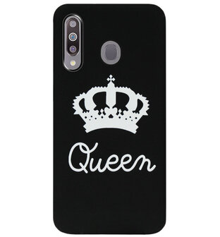 ADEL Siliconen Back Cover Softcase Hoesje voor Samsung Galaxy M30 - Queen