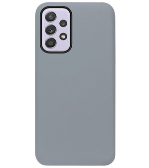 ADEL Siliconen Back Cover Softcase Hoesje voor Samsung Galaxy A33 - Grijs