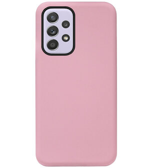 ADEL Siliconen Back Cover Softcase Hoesje voor Samsung Galaxy A33 - Roze