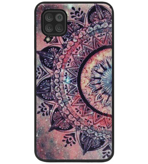 ADEL Siliconen Back Cover Softcase Hoesje voor Huawei P40 Lite - Mandala Bloemen Rood