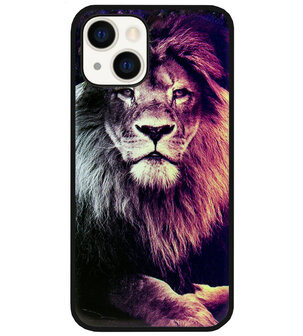 ADEL Siliconen Back Cover Softcase Hoesje voor iPhone 14 Plus - Leeuw