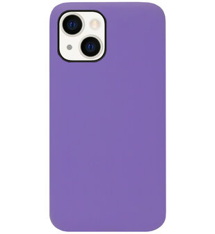 ADEL Siliconen Back Cover Softcase Hoesje voor iPhone 14 Plus - Paars