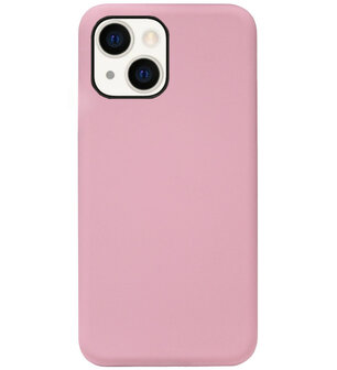 ADEL Siliconen Back Cover Softcase Hoesje voor iPhone 14 Plus - Roze