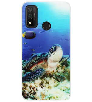 ADEL Siliconen Back Cover Softcase Hoesje voor Huawei P Smart 2020 - Schildpad