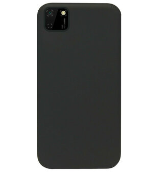 ADEL Siliconen Back Cover Softcase Hoesje voor Huawei Y5p - Zwart