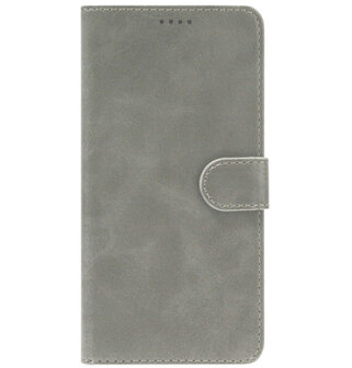 LC.IMEEKE Kunstleren Book Case Portemonnee Pasjes Hoesje voor Xiaomi Redmi Note 11s/ 11 - Grijs