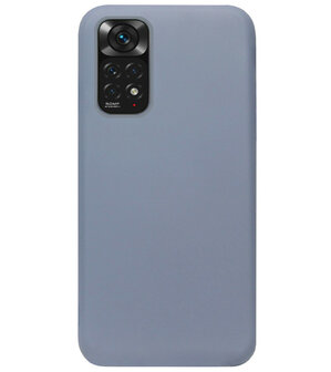 ADEL Premium Siliconen Back Cover Softcase Hoesje voor Xiaomi Redmi Note 11s/ 11 - Lavendel