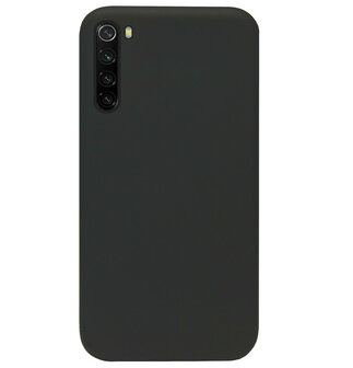 ADEL Siliconen Back Cover Softcase Hoesje voor Xiaomi Redmi Note 8T - Zwart