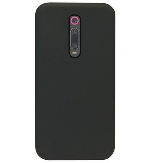 ADEL Siliconen Back Cover Softcase Hoesje voor Xiaomi Mi 9T (Pro) - Zwart