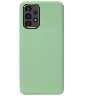 ADEL Premium Siliconen Back Cover Softcase Hoesje voor Samsung Galaxy A13 - Lichtgroen