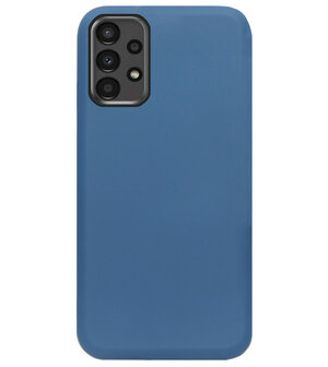 ADEL Premium Siliconen Back Cover Softcase Hoesje voor Samsung Galaxy A13 - Blauw