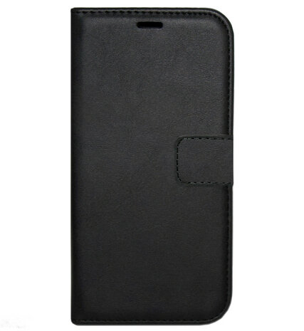 ADEL Kunstleren Book Case Portemonnee Pasjes Hoesje voor Samsung Galaxy S7 Edge - Zwart