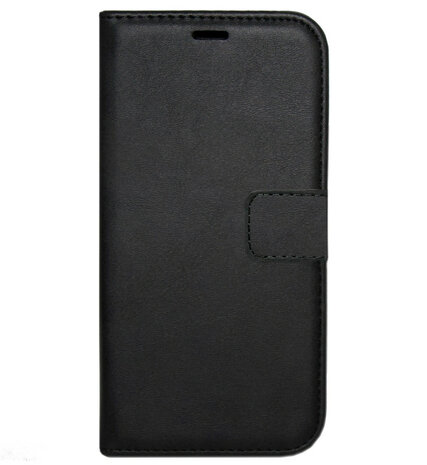 ADEL Kunstleren Book Case Portemonnee Pasjes Hoesje voor Samsung Galaxy S7 Edge - Zwart