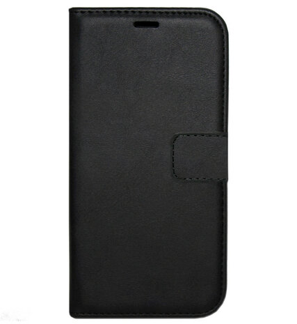 ADEL Kunstleren Book Case Pasjes Hoesje voor Samsung Galaxy S6 - Zwart