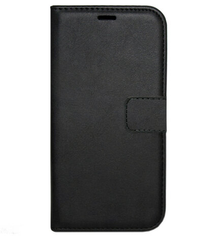 LC.IMEEKE Kunstleren Book Case Portemonnee Pasjes Hoesje voor Samsung Galaxy A8 (2018) - Zwart