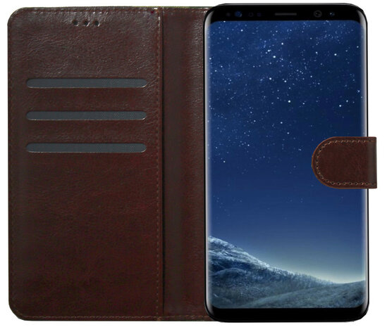ADEL Kunstleren Book Case Pasjes Portemonnee Hoesje voor Samsung Galaxy S10 Plus - Camouflage Grijs