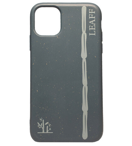 LEAFF Suikerriet Back Cover Softcase Hoesje voor iPhone 11 Pro Max - Duurzaam Volledig Composteerbaar Blauw