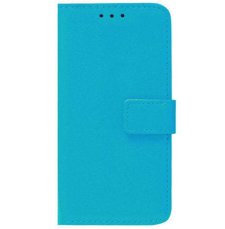 ADEL Kunstleren Book Case Pasjes Portemonnee Hoesje voor Samsung Galaxy J4 Plus - Blauw