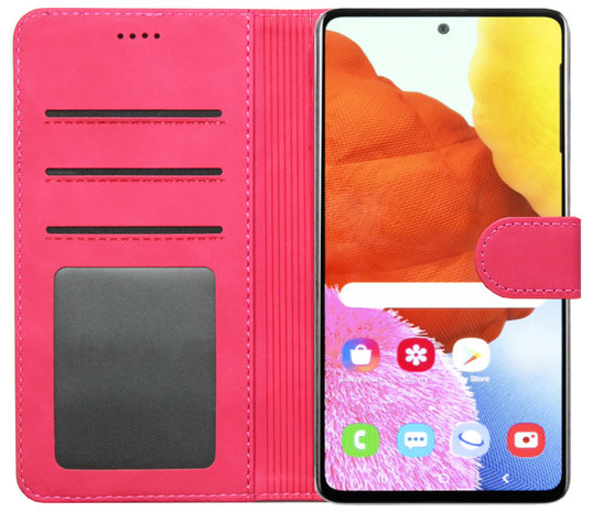 LC.IMEEKE Kunstleren Book Case Portemonnee Pasjes Hoesje voor Samsung Galaxy Note 20 Ultra - Roze