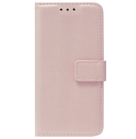 ADEL Kunstleren Book Case Pasjes Portemonnee Hoesje voor Samsung Galaxy S22 - Goud Rose