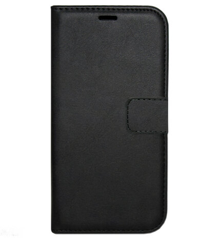 LC.IMEEKE Kunstleren Book Case Portemonnee Pasjes Hoesje voor Samsung Galaxy A14 (5G/ 4G) - Zwart