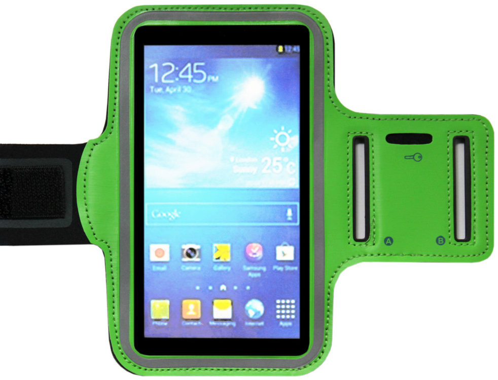 onwetendheid campus wetenschappelijk ADEL Sportarmband 5.5 Inch Microfiber Hoesje voor Samsung Galaxy A10 -  Groen - Origineletelefoonhoesjes.nl