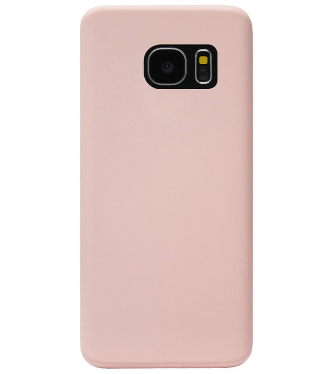 Analytisch controleren Blind vertrouwen ADEL Premium Siliconen Back Cover Softcase Hoesje voor Samsung Galaxy S7  Edge - Roze - Origineletelefoonhoesjes.nl