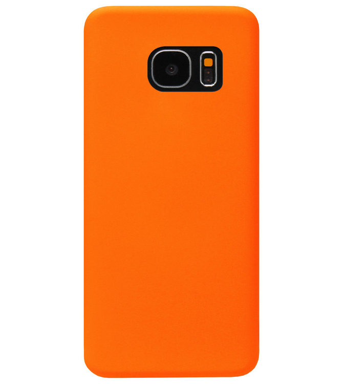 Of anders Beangstigend Assimileren ADEL Siliconen Back Cover Softcase Hoesje voor Samsung Galaxy S7 Edge -  Oranje - Origineletelefoonhoesjes.nl
