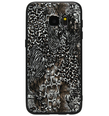 ADEL Siliconen Back Cover Softcase Hoesje voor Samsung Galaxy S6 - Luipaard