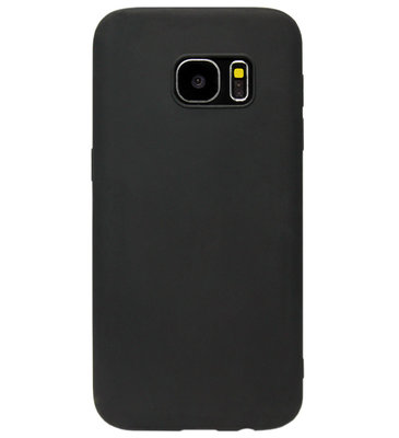 ADEL Siliconen Back Cover Softcase Hoesje voor Samsung Galaxy S6 - Zwart