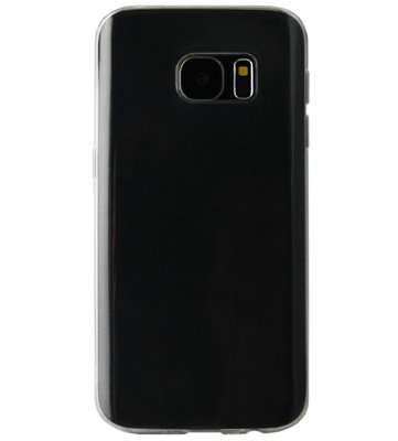 ADEL Smal Siliconen Back Cover Softcase Hoesje voor Samsung Galaxy S7 Edge - Doorzichtig Transparant
