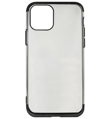 ADEL Siliconen Back Cover Softcase hoesje voor iPhone 11 - Bling Bling Zwart