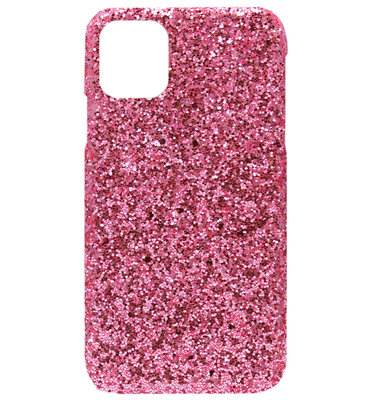 ADEL Kunststof Back Cover Hardcase hoesje voor iPhone 11 Pro - Bling Bling Roze
