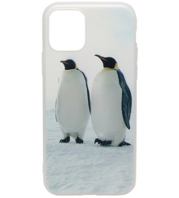 ADEL Siliconen Back Cover hoesje voor iPhone 11 Pro - Pinguins