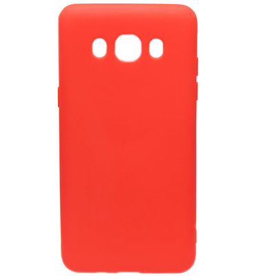 ADEL Siliconen Back Cover Softcase Hoesje voor Samsung Galaxy J5 (2016) - Rood