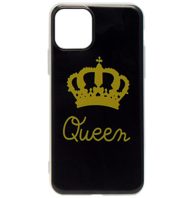 ADEL Siliconen Back Cover Softcase hoesje voor iPhone 11 - Queen