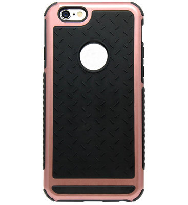 ADEL Rubber Bumper Case Hoesje voor iPhone 6(S) Plus - Roze