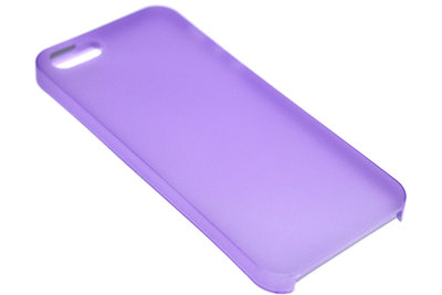 ADEL Kunststof Back Cover Hardcase Hoesje voor iPhone 5C - Paars
