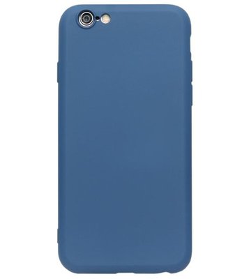 ADEL Premium Siliconen Back Cover Softcase Hoesje voor iPhone 6/6S - Blauw