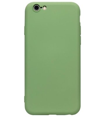 ADEL Premium Siliconen Back Cover Softcase Hoesje voor iPhone 6/6S - Lichtgroen