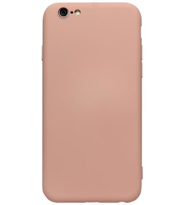 ADEL Premium Siliconen Back Cover Softcase Hoesje voor iPhone 6/6S - Lichtroze