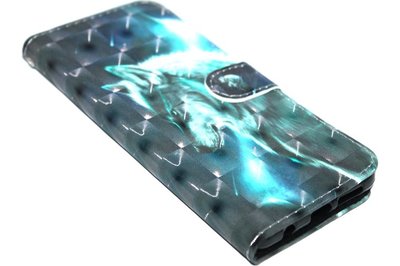 Wolven kunstleer hoesje Samsung Galaxy S10